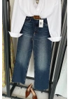 Full Length Wide Leg Jean Lacivert