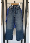 Geniş Paça Straight Jean