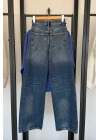 Geniş Paça Straight Jean