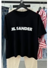Kadın Yazı Baskılı Oversize T-Shirt Siyah