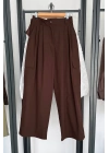 Kargo Cepli Pantolon Kahverengi