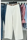 Belted Wide Leg Trousers
