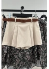 Belted Short Skirt
