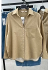 Linen Single Pocket Oversize Shirt