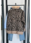 Koshkina Leopar Desenli Hırka