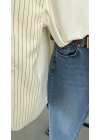 Padded Blazer Striped Jacket