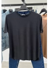 Modal Düz Tshirt Füme
