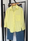 Must Have Poplin Gömlek Sarı