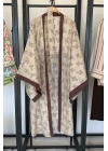 Nakış İşlemeli Kimono Taş