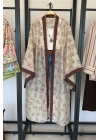 Nakış İşlemeli Kimono Taş