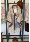 Nakış İşlemeli Kimono Taş