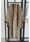 Nakış İşlemeli Kimono Yeşil