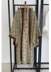 Nakış İşlemeli Kimono Yeşil