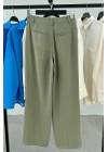 Front Stitched Wide Leg Trousers