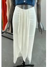 Tie Front Skirt
