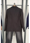 Oversize Kaşe Ceket Siyah