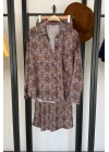 Oversize Saten Takım