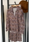 Oversize Saten Takım