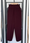 Pensli Pantolon Bordo
