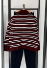 Polo Yaka Kazak Bordo