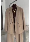 Premıum Blazer Ceket Camel