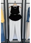 Premıum Kayık Yaka Peplum Bluz