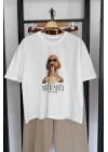 Premıum Pasta Köpek Baskılı T-Shirt