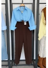 Regular Fit Poplin Gömlek Açık Mavi