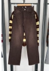 Straight Fit Vintage Görünümlü Jean Acı Kahve