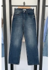 Straight Fit Vintage Görünümlü Jean Mavi