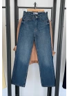 Straight Fit Vintage Görünümlü Jean Mavi Yıkamalı