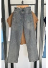 Straight Fit Vintage Görünümlü Jean Tintli