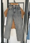 Straight Fit Vintage Görünümlü Jean Tintli