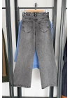 Straight Geniş Paça Jean Kül Gri