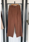 Tek Pile Palazzo Pantolon Camel