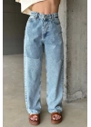 Vintage Baggy Jean Mavi