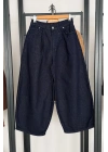 Vintage Denim Pantolon Lacivert