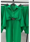 Bat Sleeve Shirt Set