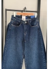 Yüksek Bel Geniş Paça Jean