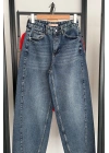 Yüksek Bel Wide Leg Jean Mavi