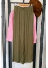 ZR Saten Pantolon Haki