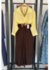 ZR Saten Pantolon Kahve