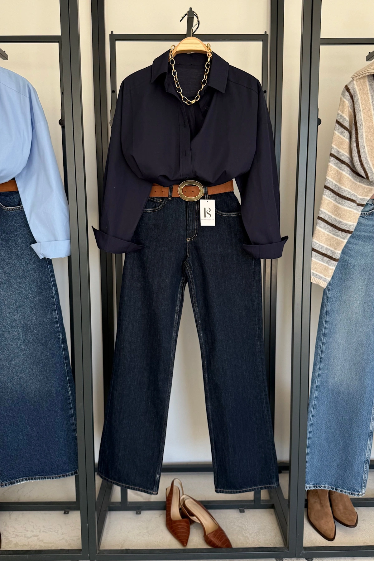 1003 Classic Straight Jean Lacivert