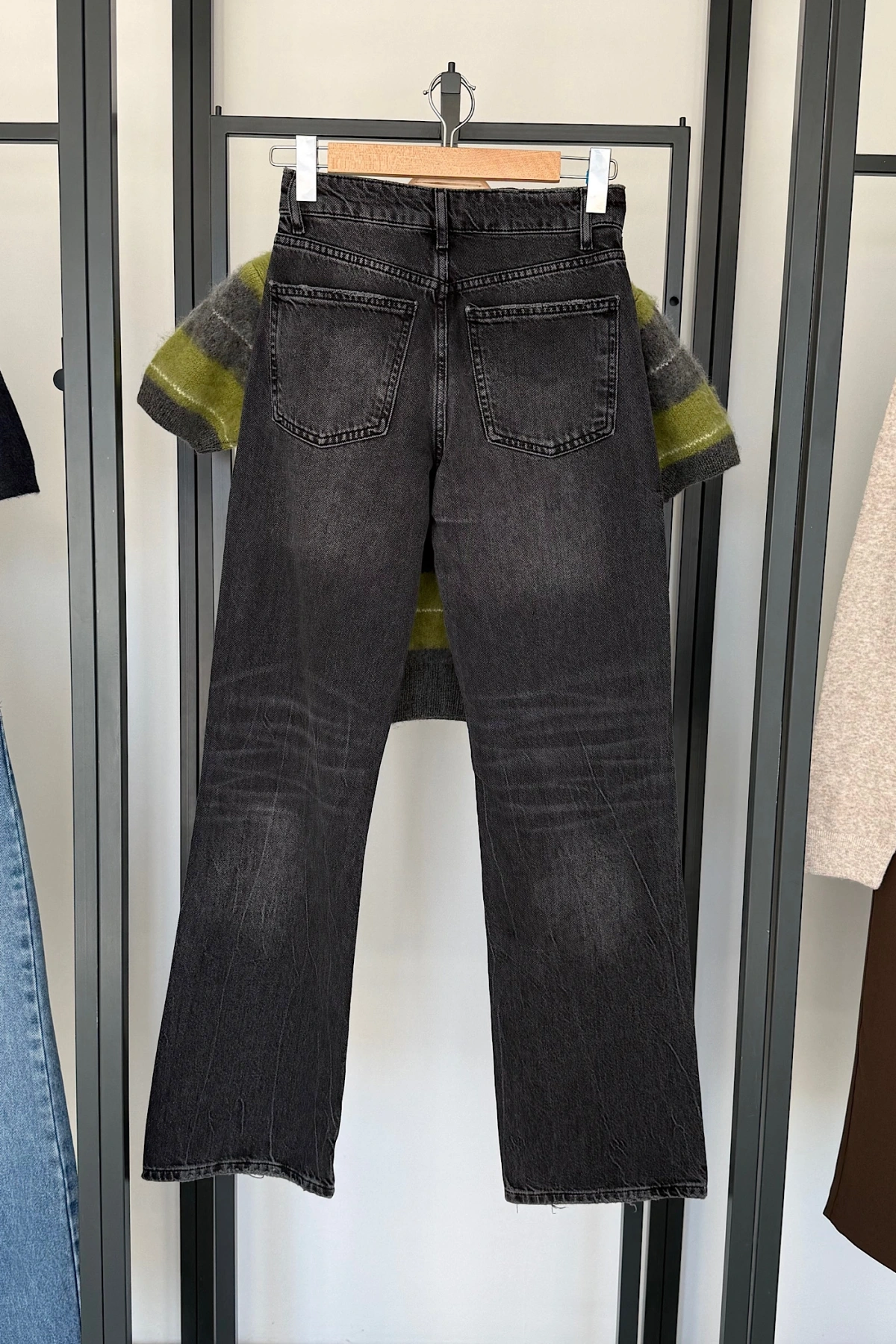 1006 Regular Wide jean Antrasit