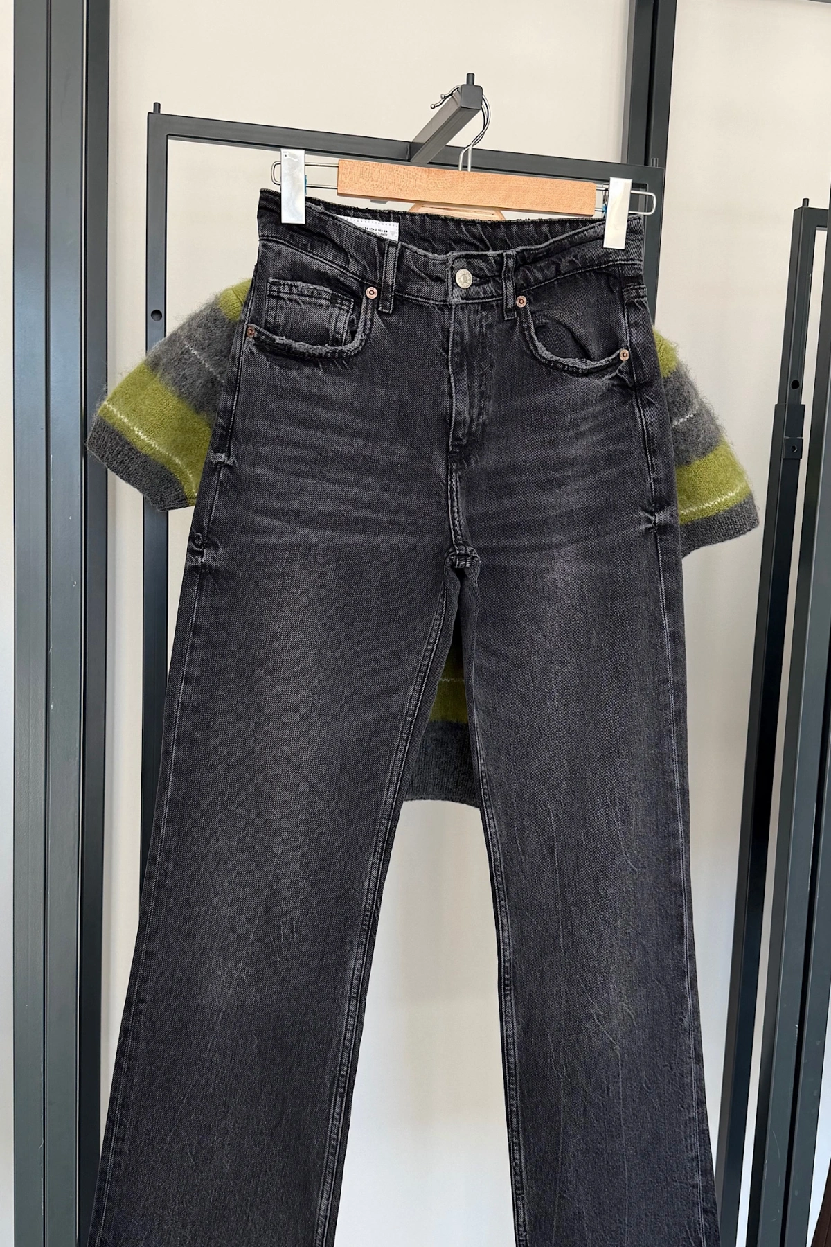1006 Regular Wide jean Antrasit