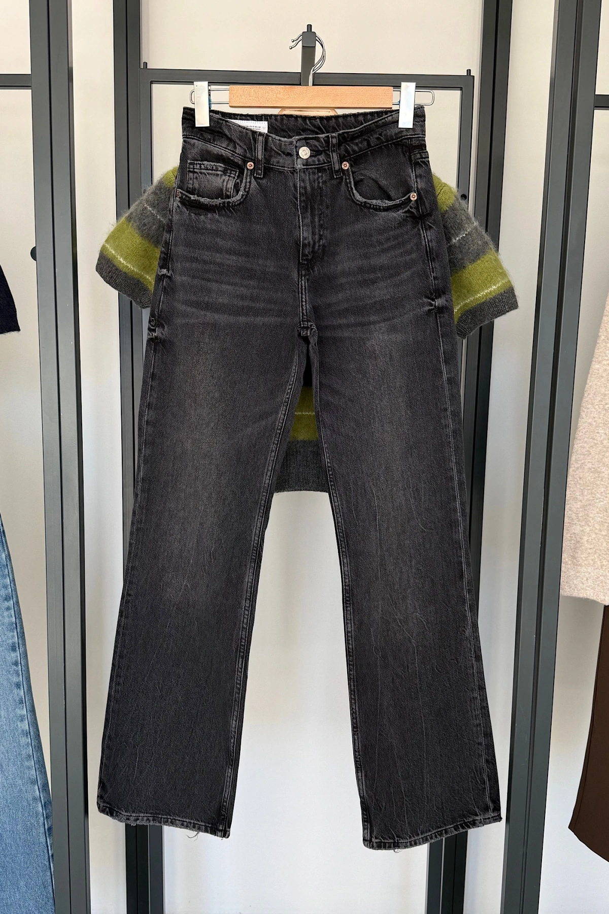 1006 Regular Wide jean Antrasit