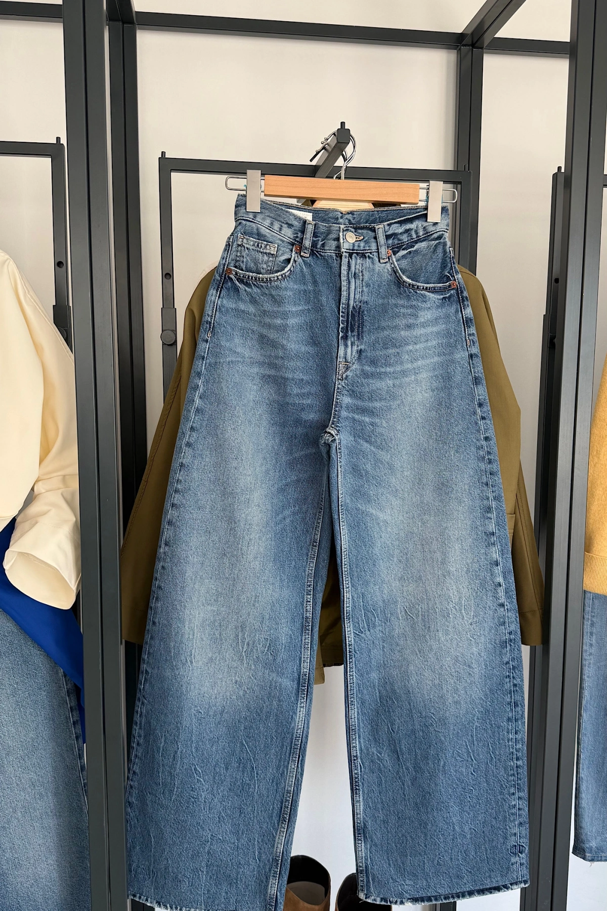 1007 Wide Leg Denim Jean Mavi