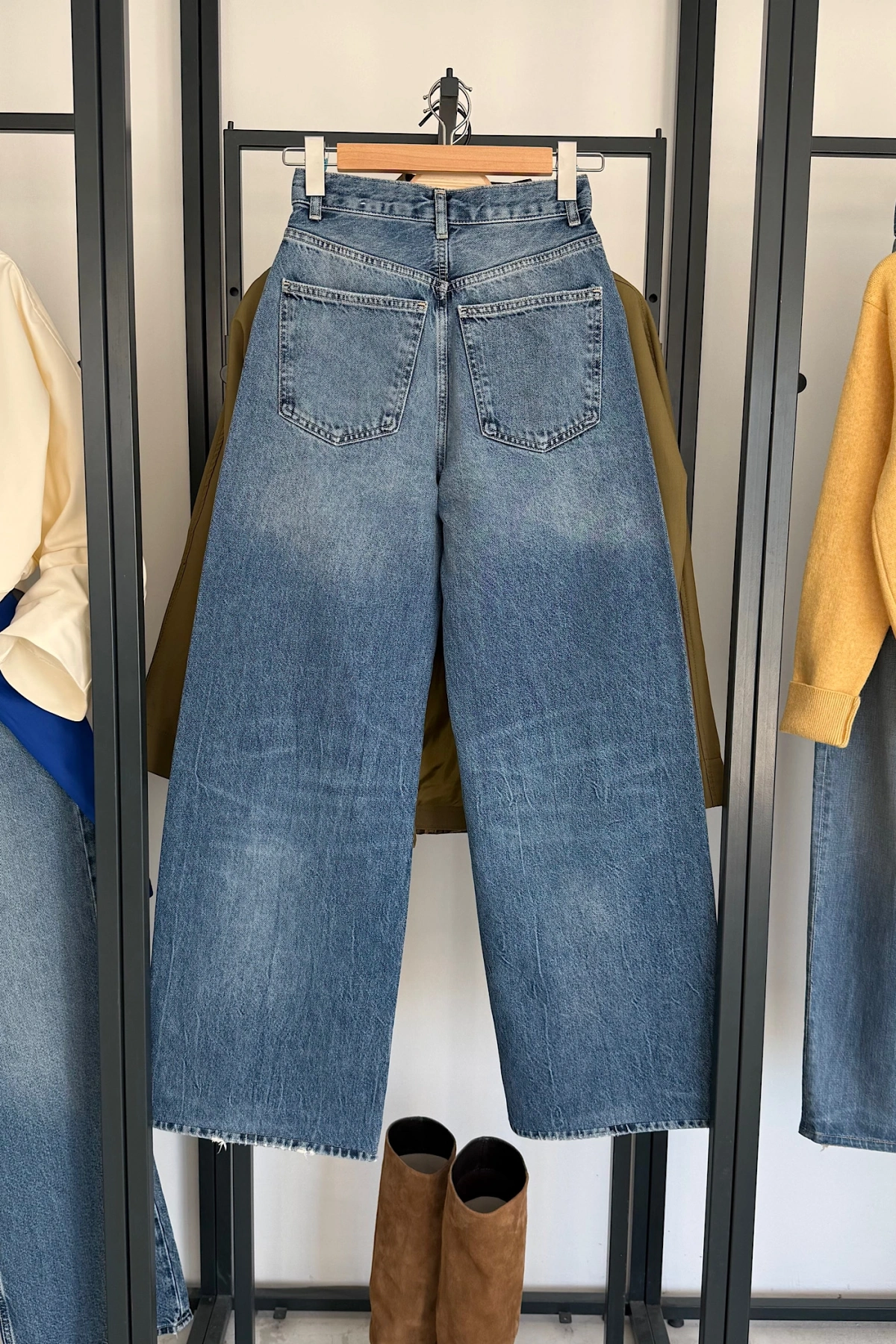 1007 Wide Leg Denim Jean Mavi