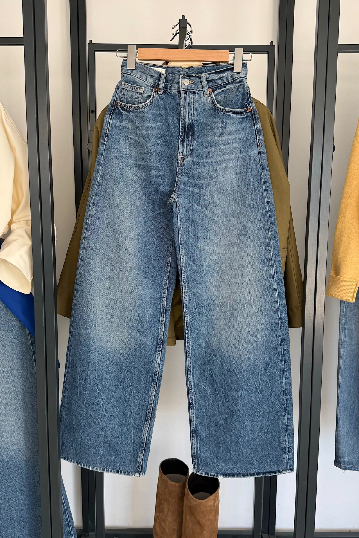 1007 Wide Leg Denim Jean Mavi