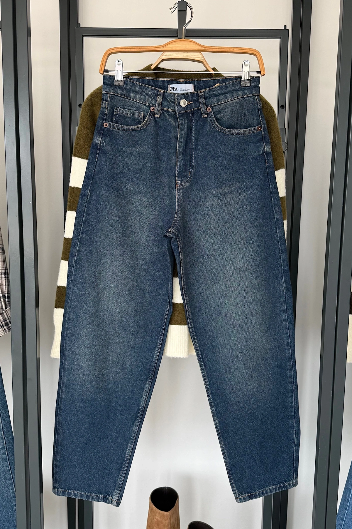 1010 Barrel Jean Tintli